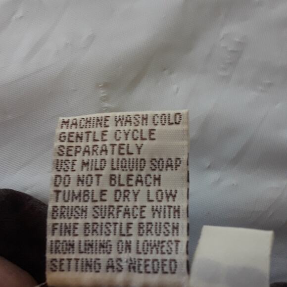 AMI Sz L Brown 100% Leather Y2K Western Lined Zipper Front Vintage Jacket Rodeo - Picture 12 of 12